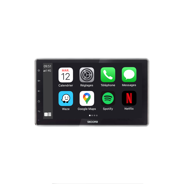 Autoradio double DIN Car Play et Android Auto 7 pouces